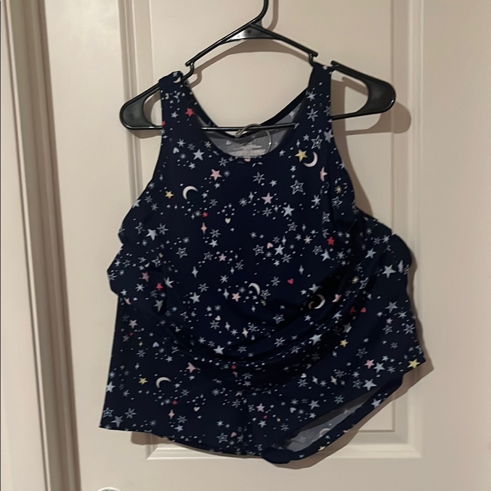 Women's Starry Night Pajama top and shorts